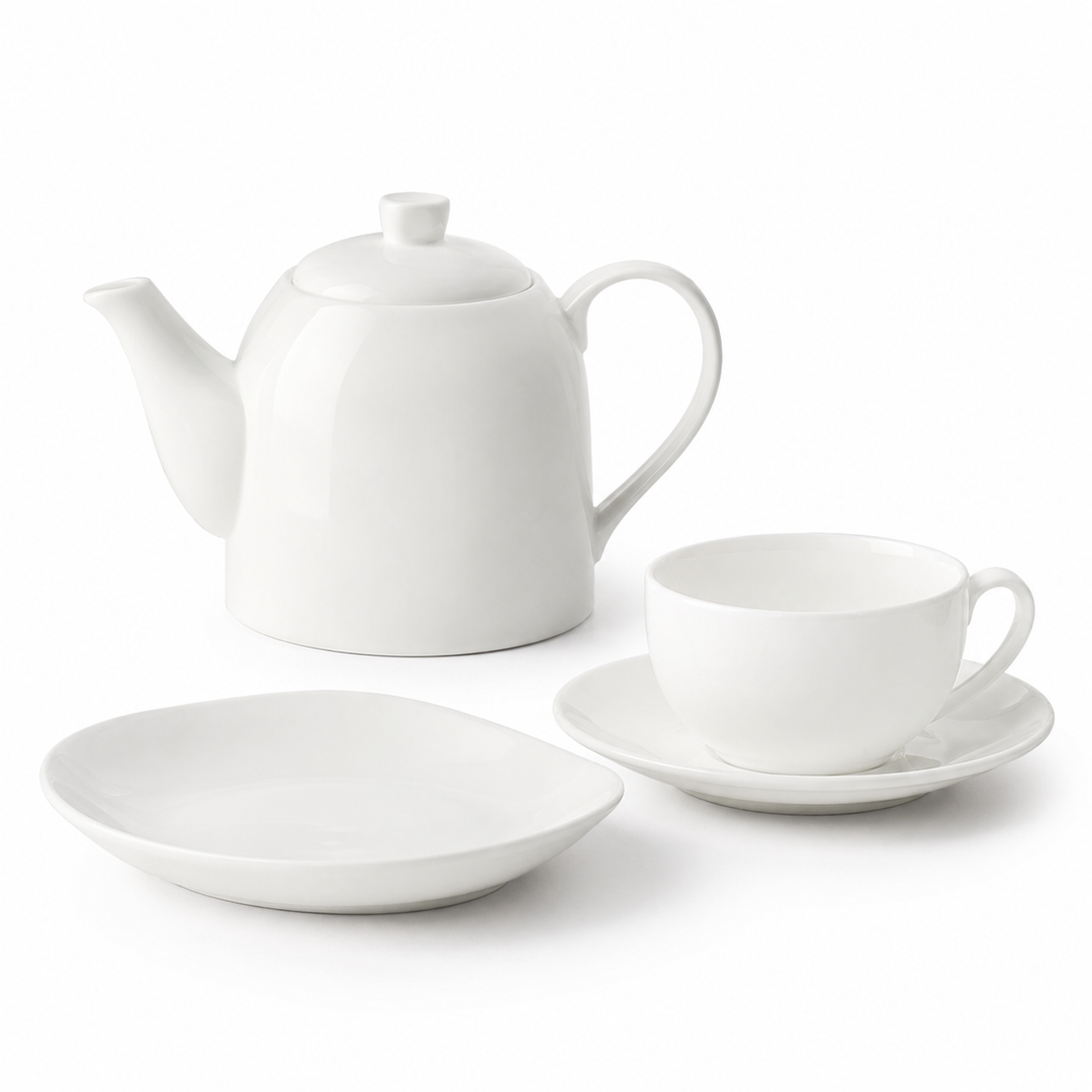 Porcelain tableware and dinnerware collection at Beit & Co