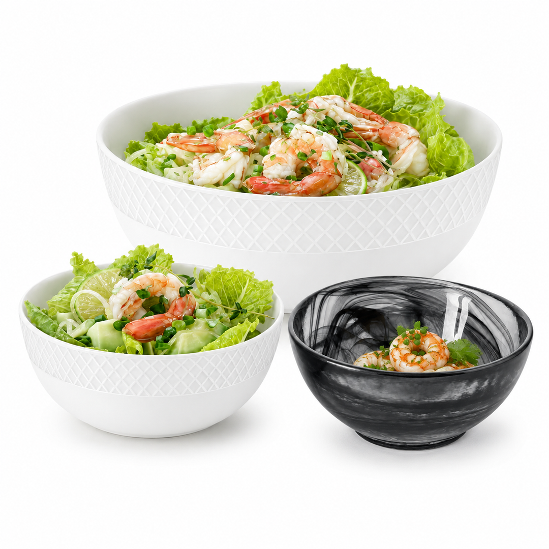 Bowls collection with dining and serving bowls at Beit & Co