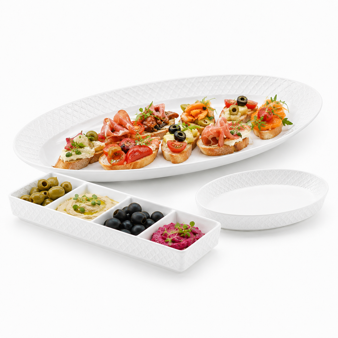 Serving dishes and platters collection at Beit & Co