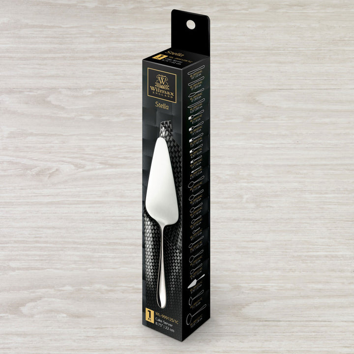 Wilmax Stella Stainless Steel Cake Server - detail view