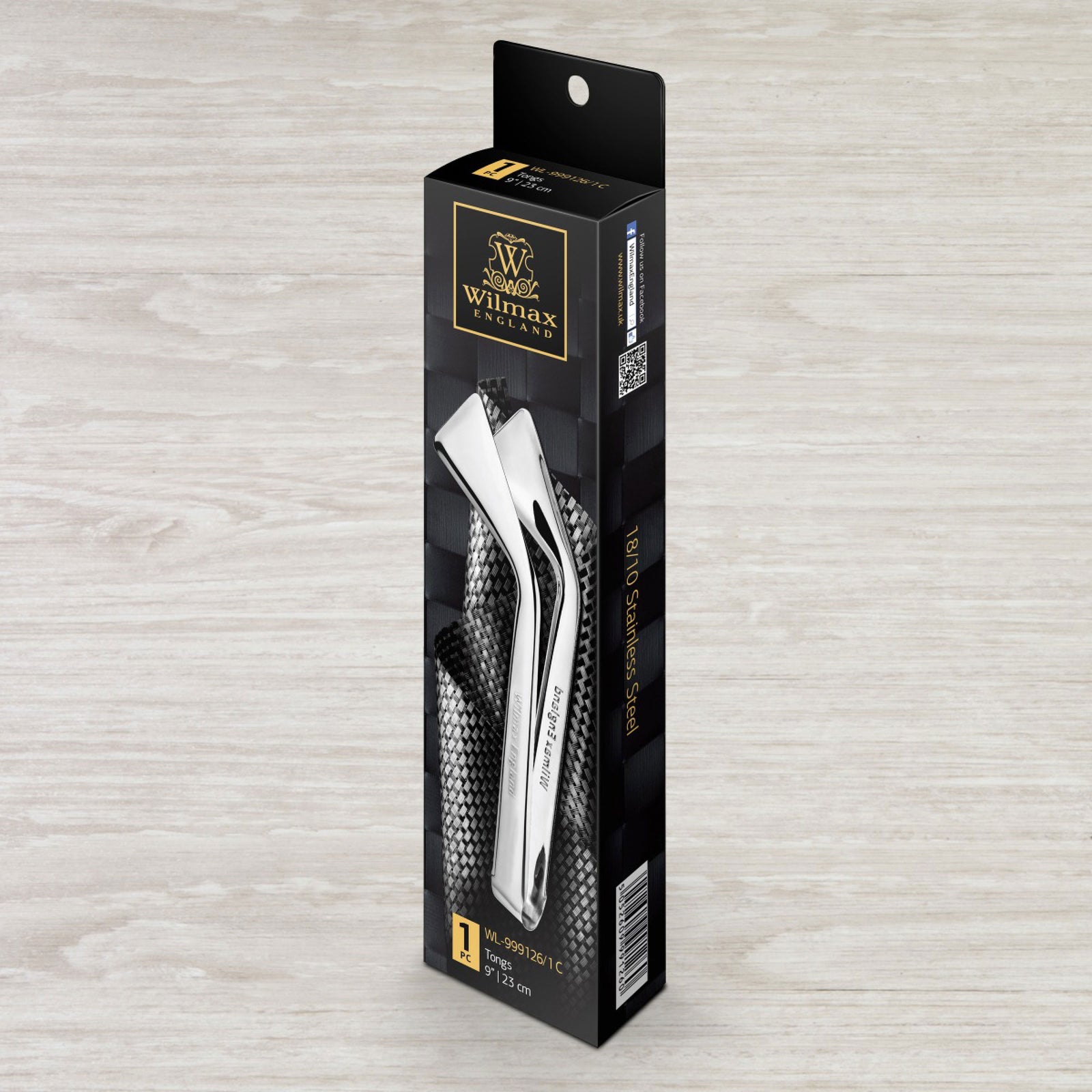 Wilmax Stella Stainless Steel Serving Tongs - additional view