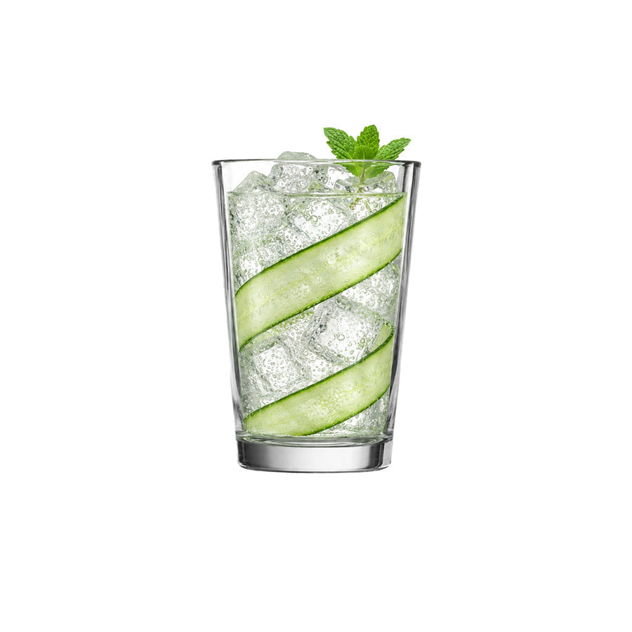 Uniglass Texas Line Water Glass – 38 cl with styled drink