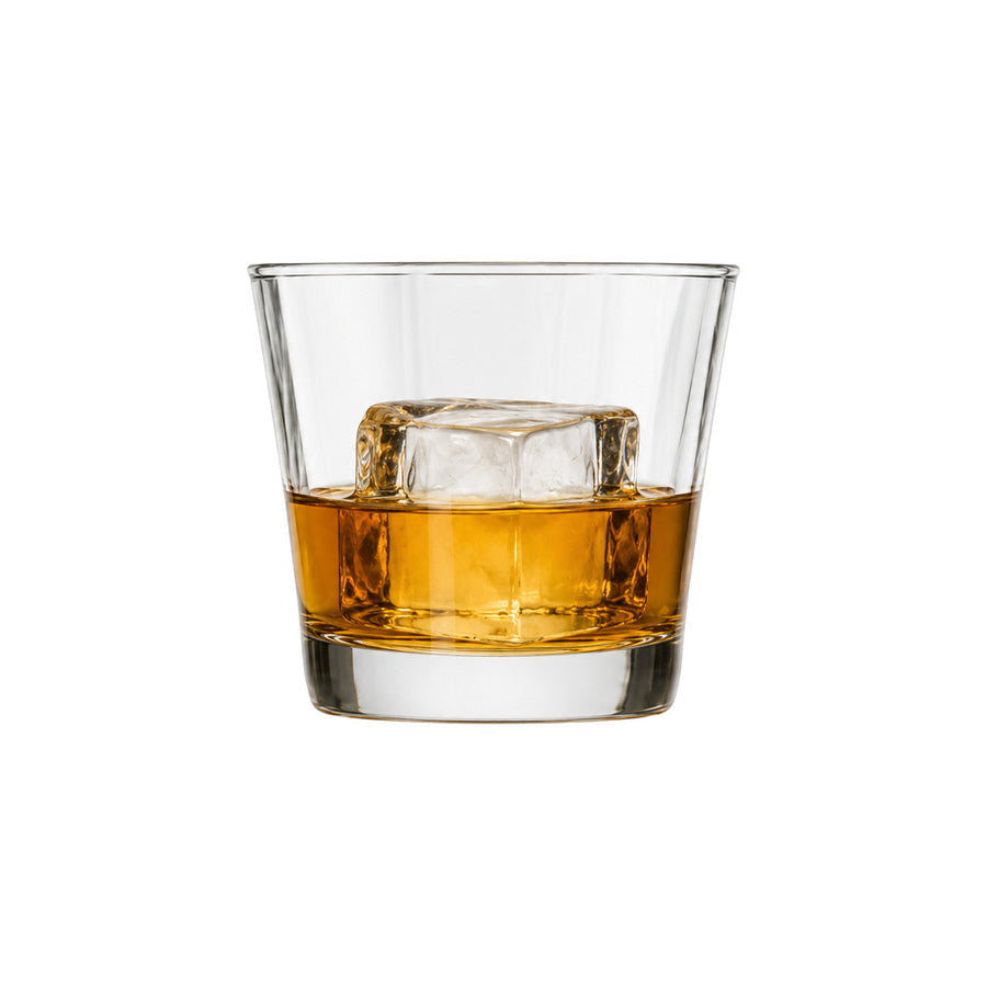 Uniglass Texas Line Water Glass – 27 cl with styled drink