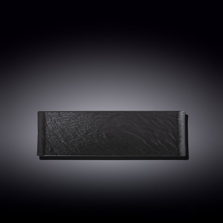 Wilmax Monolith Rectangular Dish 30 x 9.5 cm – Black SlateStone