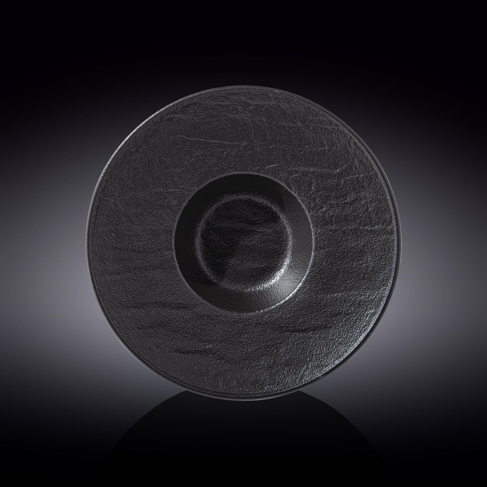 Wilmax Monolith Deep Plate 27 cm 250 ml – Black SlateStone