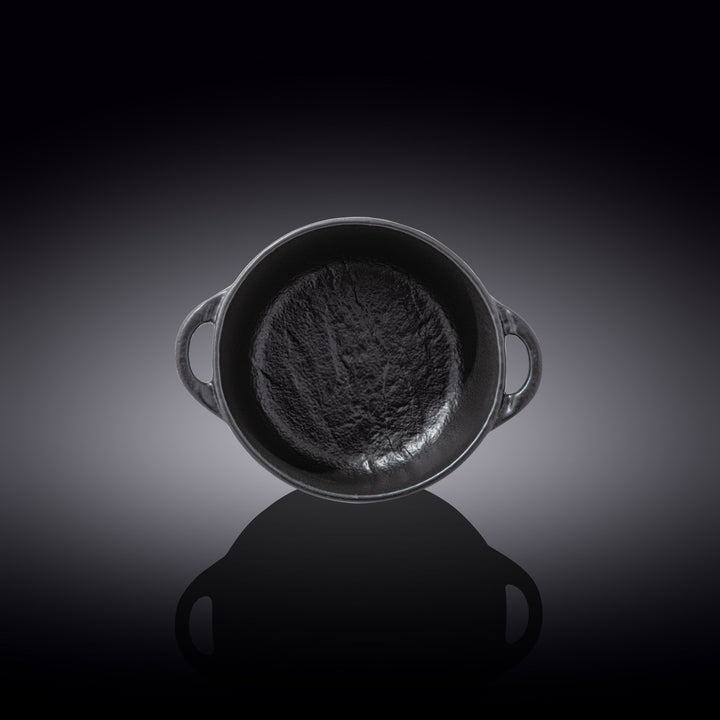 Wilmax Monolith Pot with Lid 18 x 11 cm 600 ml – Black SlateStone – view 3