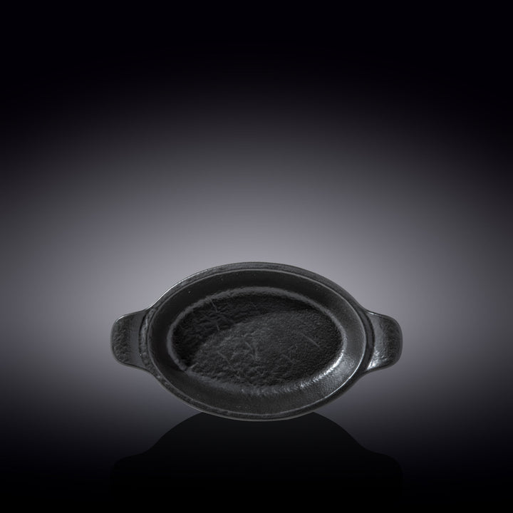 Wilmax Monolith Oval Baking Dish 23.5 x 12.5 cm – Black SlateStone