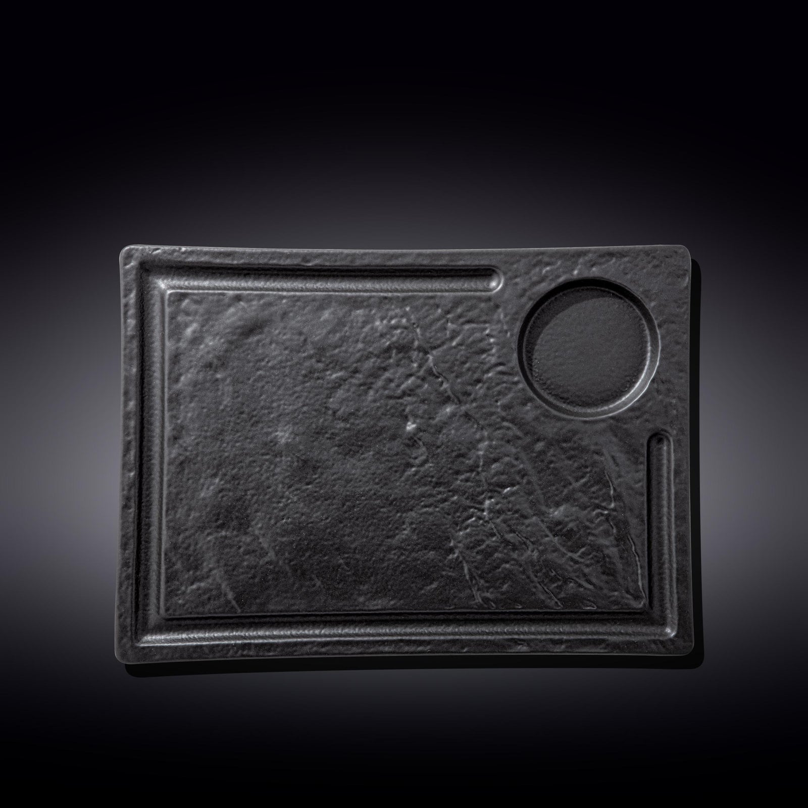 Wilmax Monolith Rectangular Serving Dish 32.5 x 23 cm – Black SlateStone