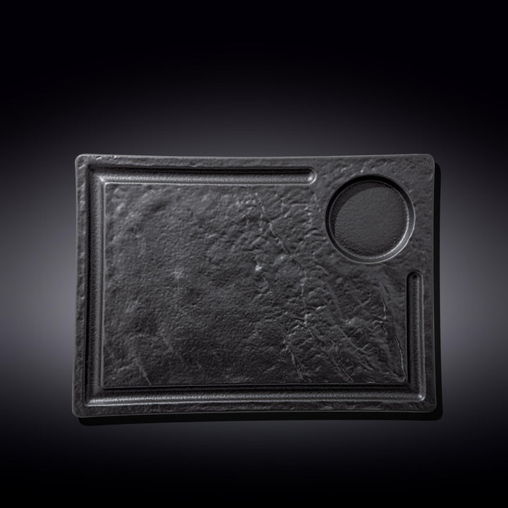 Wilmax Monolith Rectangular Serving Dish 32.5 x 23 cm – Black SlateStone
