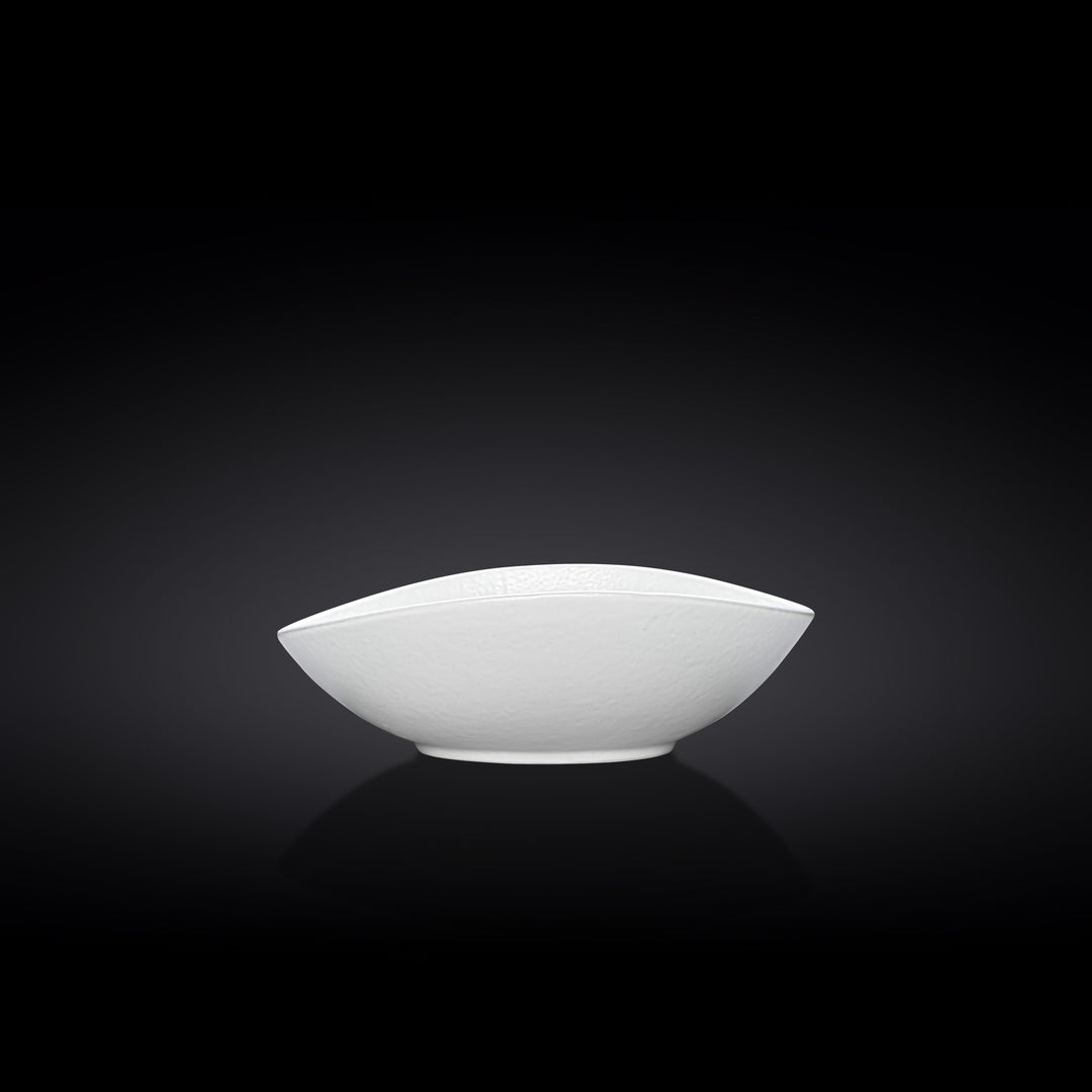 Wilmax Monolith Oval Bowl 13 x 10 x 6 cm – White Matt WhiteStone – view 8