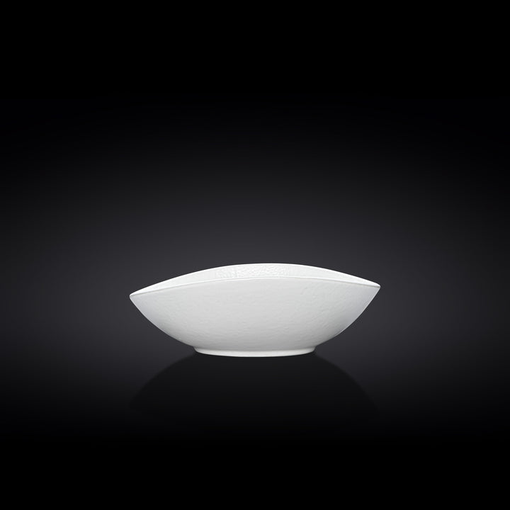 Wilmax Monolith Oval Bowl 13 x 10 x 6 cm – White Matt WhiteStone – view 8