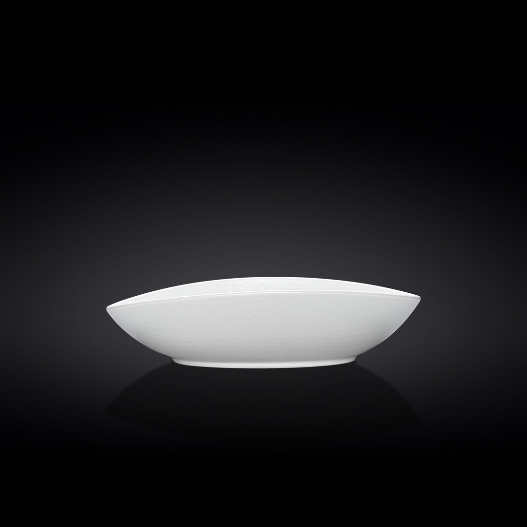 Wilmax Monolith Oval Bowl 25 x 16.5 x 6 cm – White Matt WhiteStone – view 10
