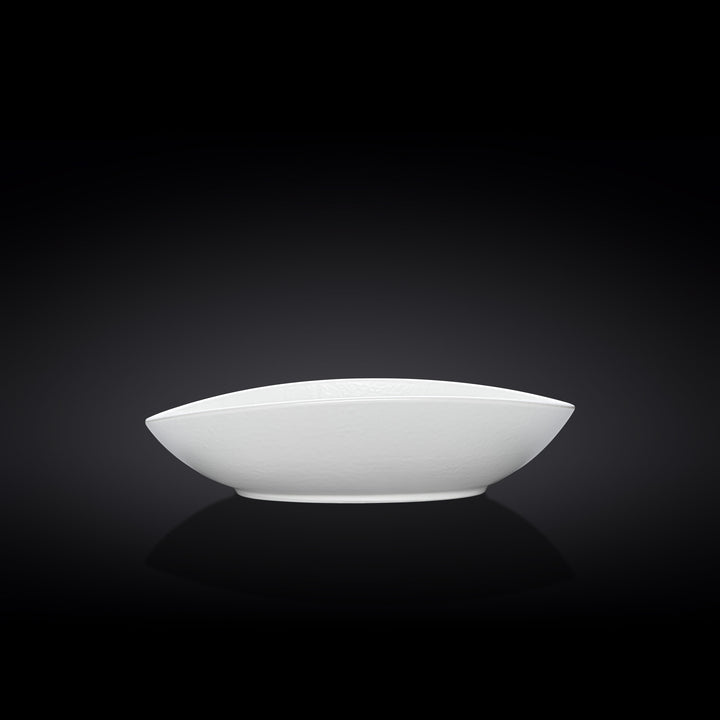 Wilmax Monolith Oval Bowl 25 x 16.5 x 6 cm – White Matt WhiteStone – view 10