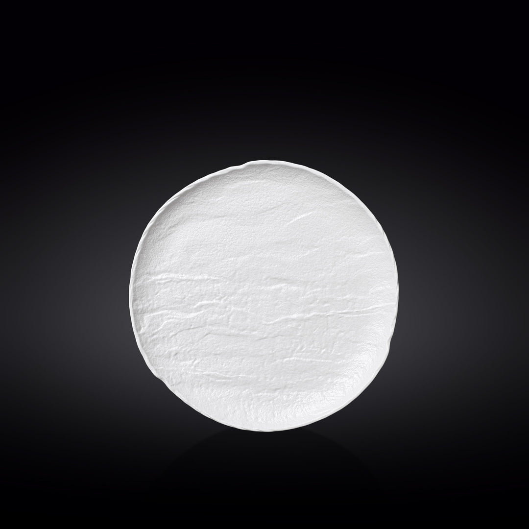 Wilmax Monolith Round Plate 20 cm – White Matt WhiteStone
