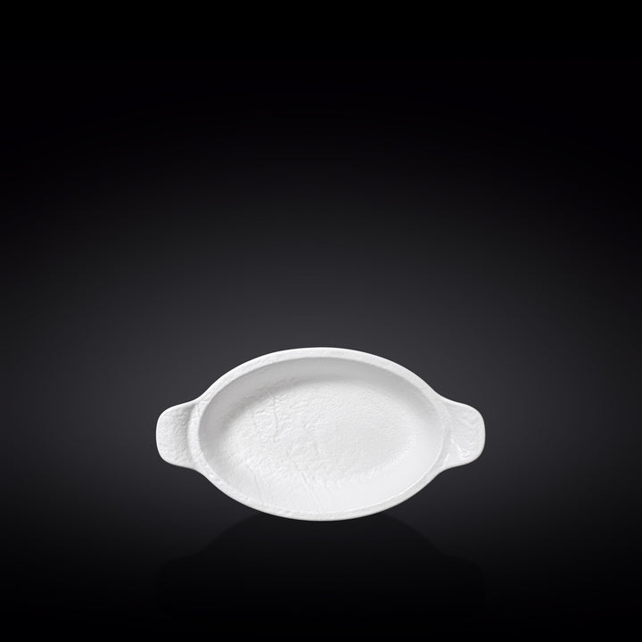 Wilmax Monolith Oval Baking Dish 28 x 16 cm – White Matt WhiteStone