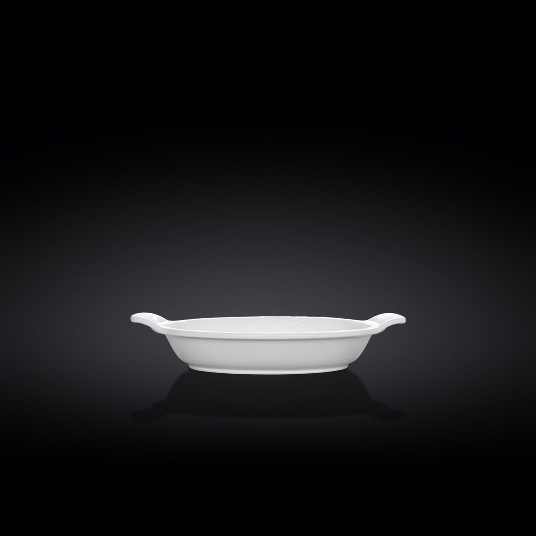 Wilmax Monolith Oval Baking Dish 28 x 16 cm – White Matt WhiteStone – view 8