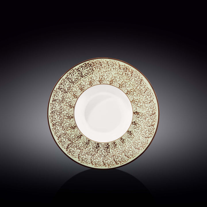 Wilmax Color Boom Splash Deep Plate – Large Porcelain Serving Plate - Pistachio - WL-667123/A