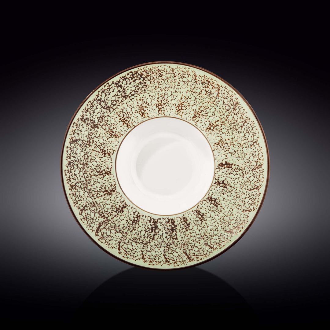 Wilmax Color Boom Splash Wide Deep Plate – 27 cm Porcelain Plate - Pistachio - WL-667126/A