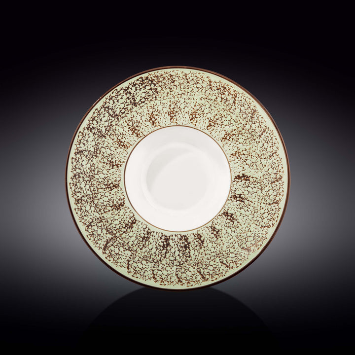 Wilmax Color Boom Splash Wide Deep Plate – 27 cm Porcelain Plate - Pistachio - WL-667126/A