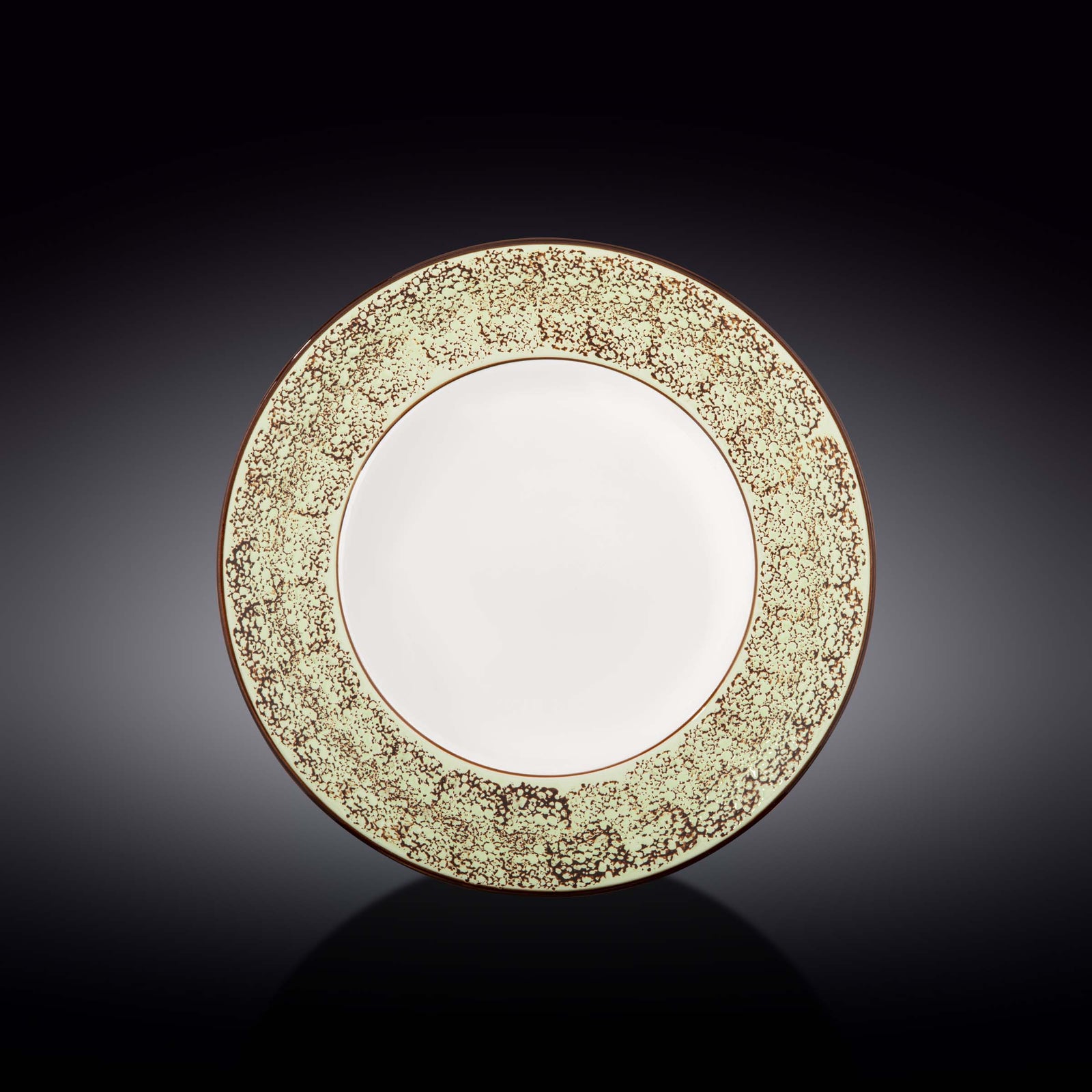 Wilmax Color Boom Splash Pasta Plate – 350 ml Fine Porcelain - Pistachio - WL-667127/A
