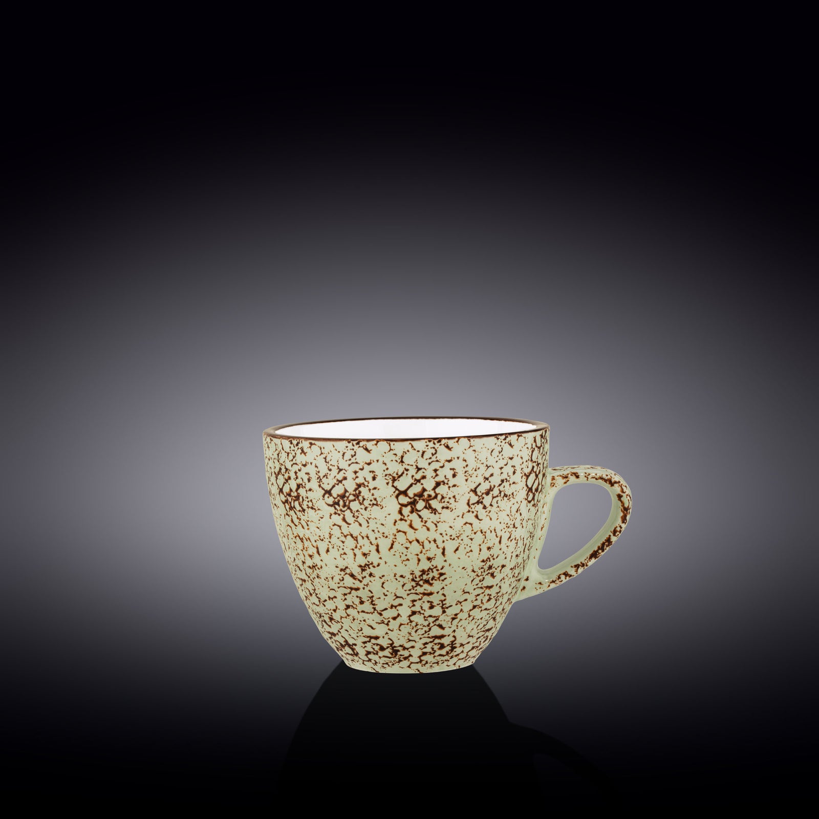 Wilmax Color Boom Splash Porcelain Cup – Espresso & Tea Cup - Pistachio - WL-667136/A