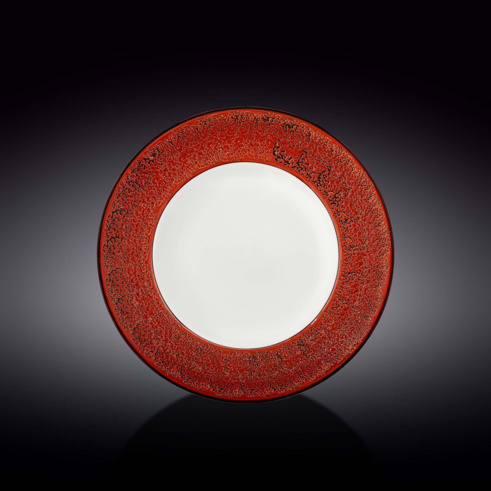 Wilmax Color Boom Splash Pasta Plate – 350 ml Fine Porcelain - Red - WL-667227/A
