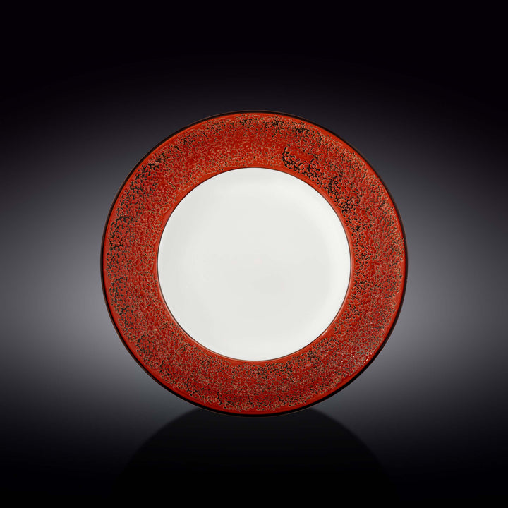 Wilmax Color Boom Splash Pasta Plate – 350 ml Fine Porcelain - Red - WL-667227/A