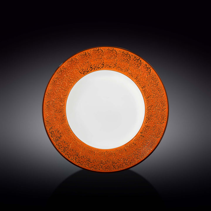 Wilmax Color Boom Splash Pasta Plate – 350 ml Fine Porcelain - Orange - WL-667327/A