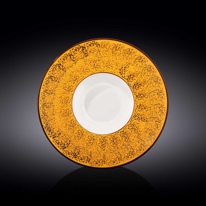 Wilmax Color Boom Splash Wide Deep Plate – 27 cm Porcelain Plate - Yellow - WL-667426/A