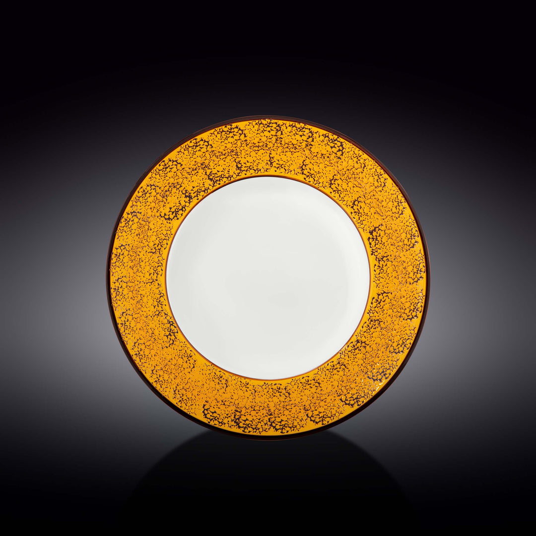 Wilmax Color Boom Splash Pasta Plate – 350 ml Fine Porcelain - Yellow - WL-667427/A