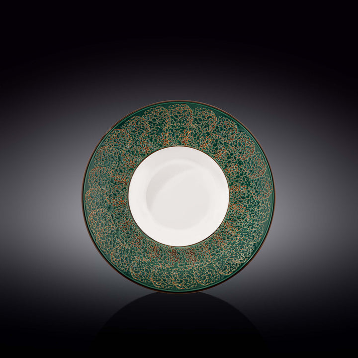 Wilmax Color Boom Splash Deep Plate – Large Porcelain Serving Plate - Green - WL-667523/A