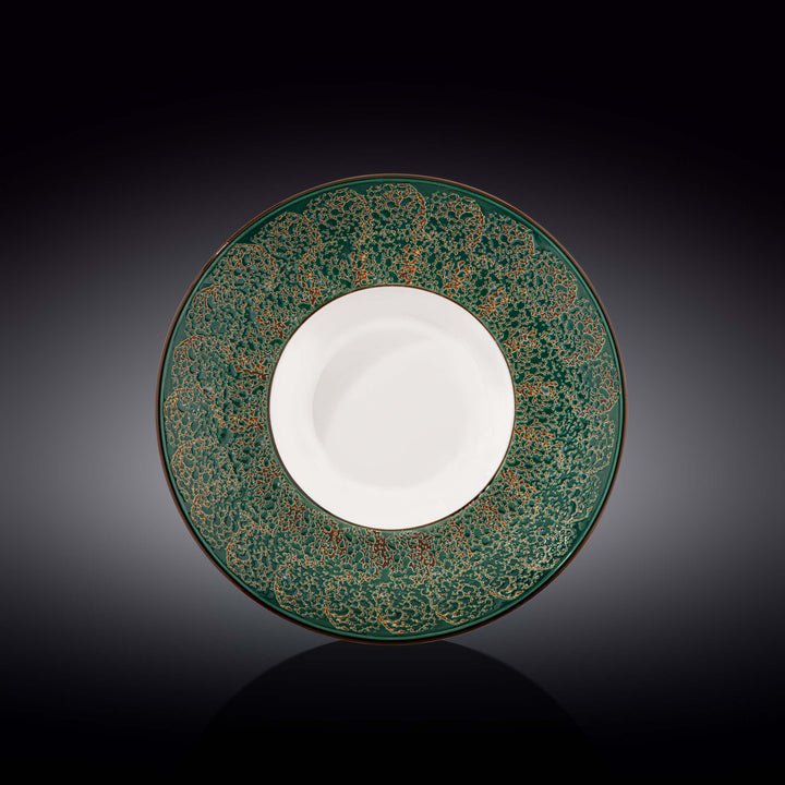 Wilmax Color Boom Splash Deep Plate – Large Porcelain Serving Plate - Green - WL-667524/A