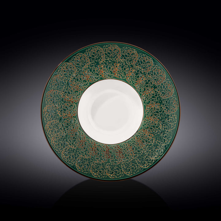 Wilmax Color Boom Splash Wide Deep Plate – 27 cm Porcelain Plate - Green - WL-667526/A