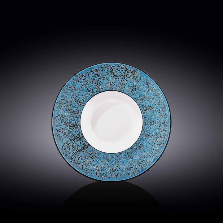 Wilmax Color Boom Splash Deep Plate – Large Porcelain Serving Plate - Blue - WL-667623/A