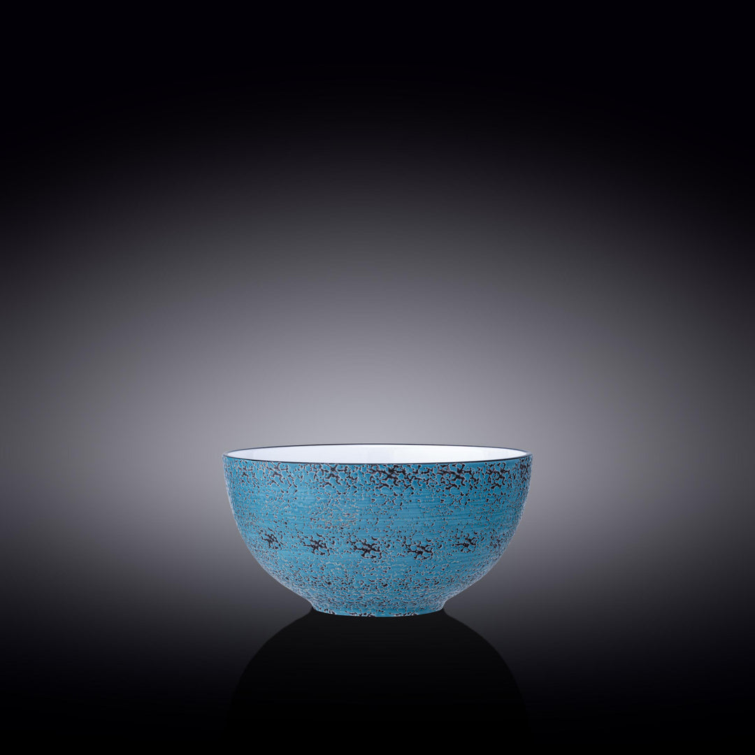 Wilmax Color Boom Splash Porcelain Bowl – 600 ml - Blue - WL-667630/A