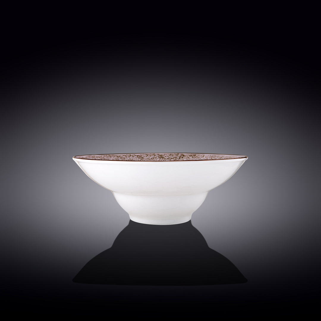 Wilmax Color Boom Splash Deep Plate – Large Porcelain Serving Plate - Lavender side view - WL-667723/A