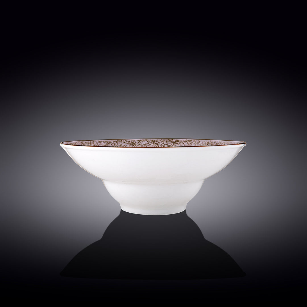 Wilmax Color Boom Splash Deep Plate – Large Porcelain Serving Plate - Lavender side view - WL-667724/A