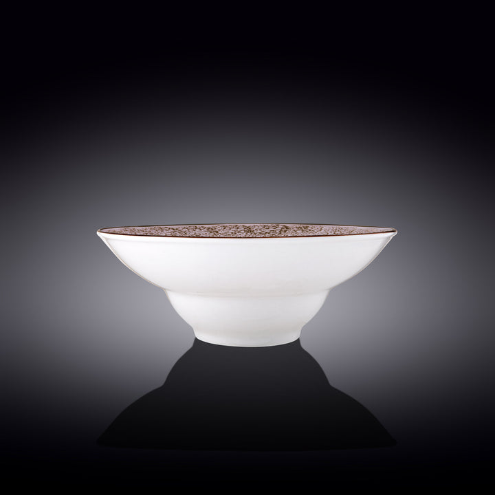 Wilmax Color Boom Splash Deep Plate – Large Porcelain Serving Plate - Lavender side view - WL-667724/A