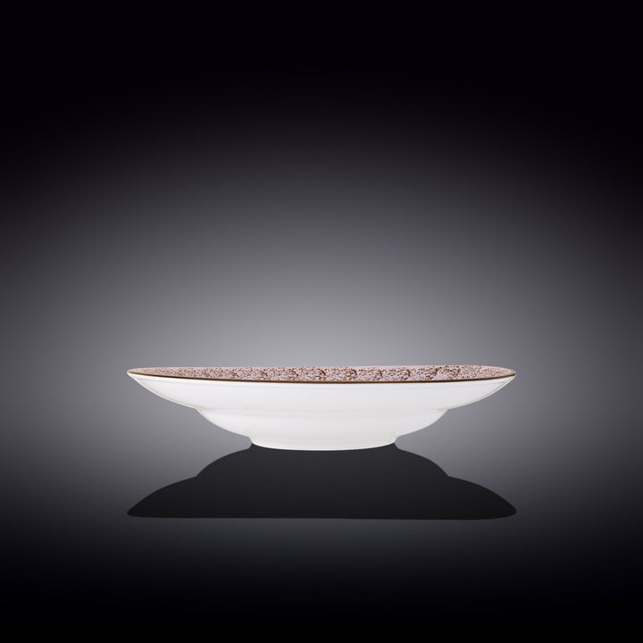 Wilmax Color Boom Splash Pasta Plate – 350 ml Fine Porcelain - Lavender side view - WL-667727/A