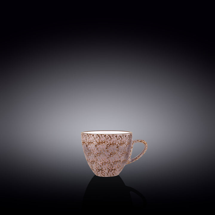 Wilmax Color Boom Splash Porcelain Cup – Espresso &amp; Tea Cup - Lavender - WL-667733/A