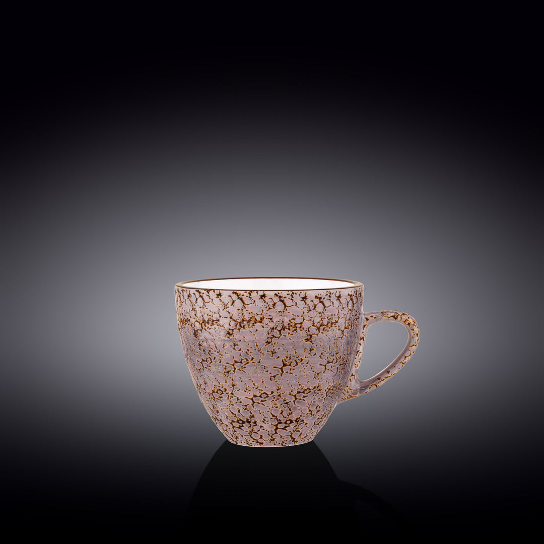 Wilmax Color Boom Splash Porcelain Cup – Espresso &amp; Tea Cup - Lavender - WL-667736/A