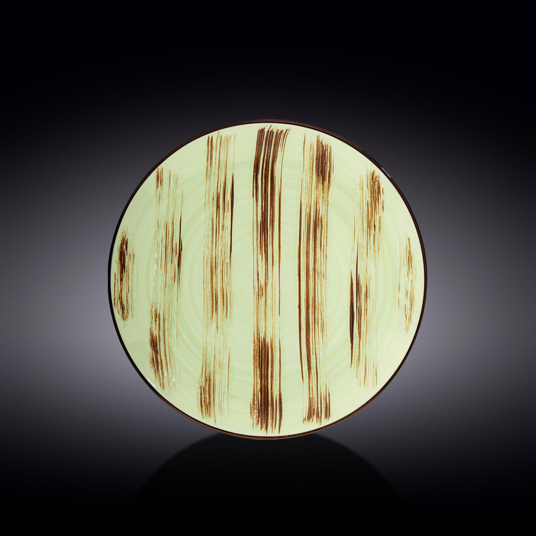 Wilmax Color Boom Scratch Round Plate – Fine Porcelain Dinnerware - Pistachio - WL-668114/A