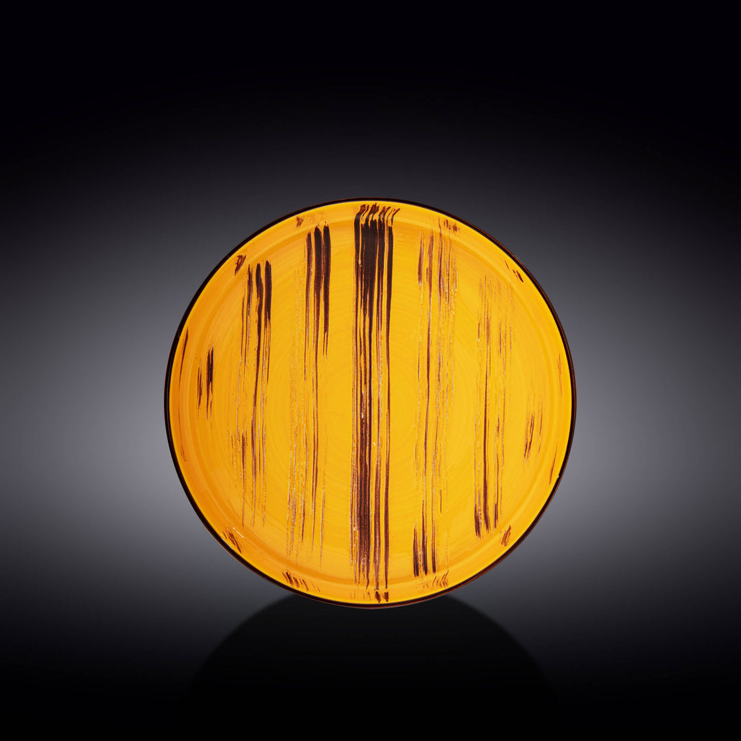 Wilmax Color Boom Scratch Porcelain Plate – Modern Tableware - Yellow - WL-668419/A