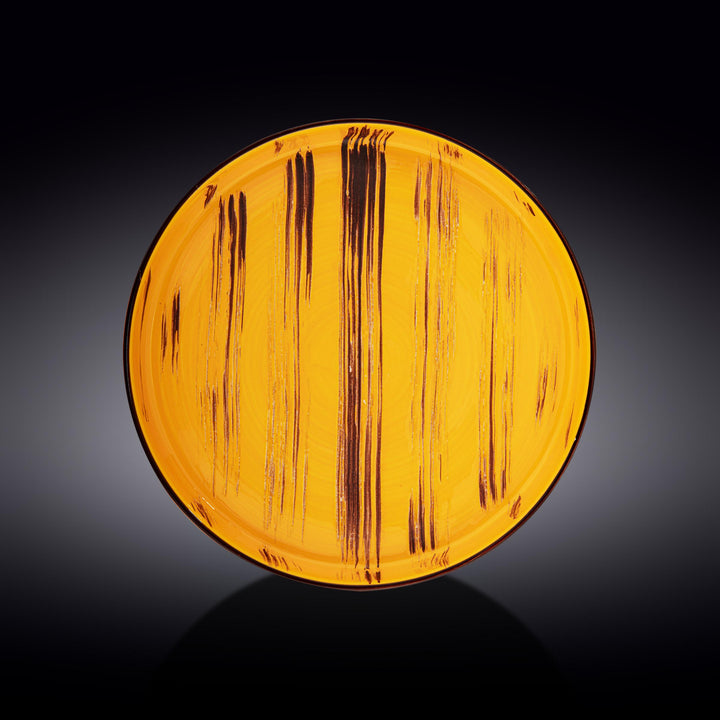 Wilmax Color Boom Scratch Porcelain Plate – Modern Tableware - Yellow - WL-668420/A