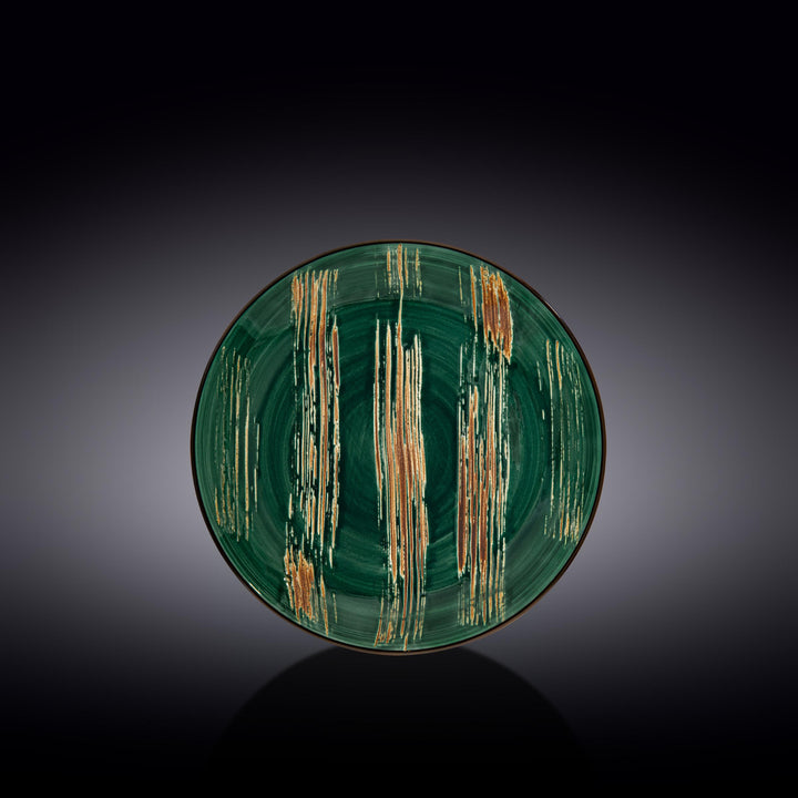 Wilmax Color Boom Scratch Round Plate – Fine Porcelain Dinnerware - Green - WL-668512/A