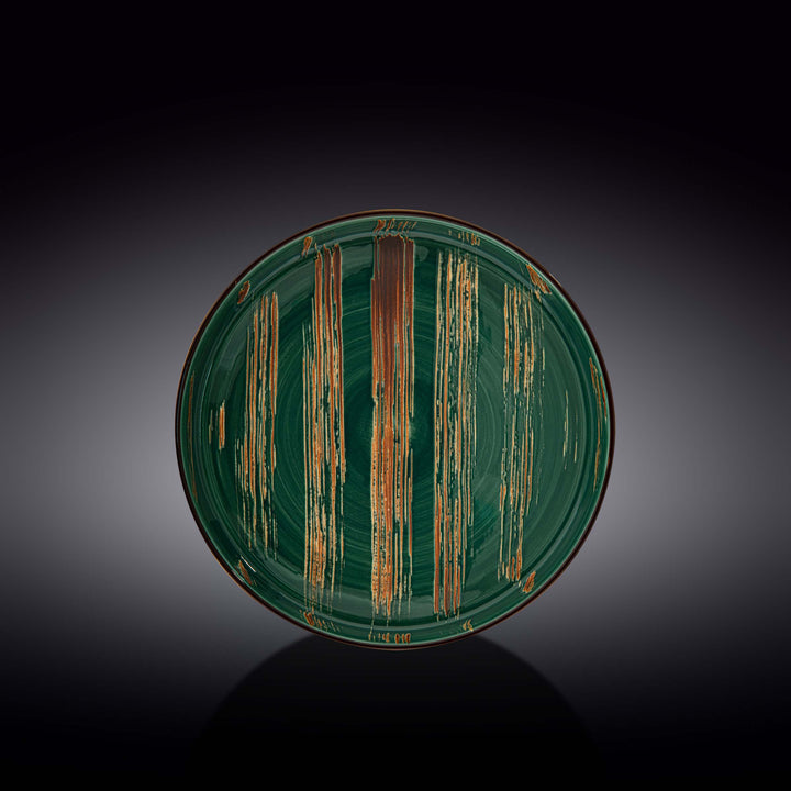 Wilmax Color Boom Scratch Porcelain Plate – Modern Tableware - Green - WL-668519/A