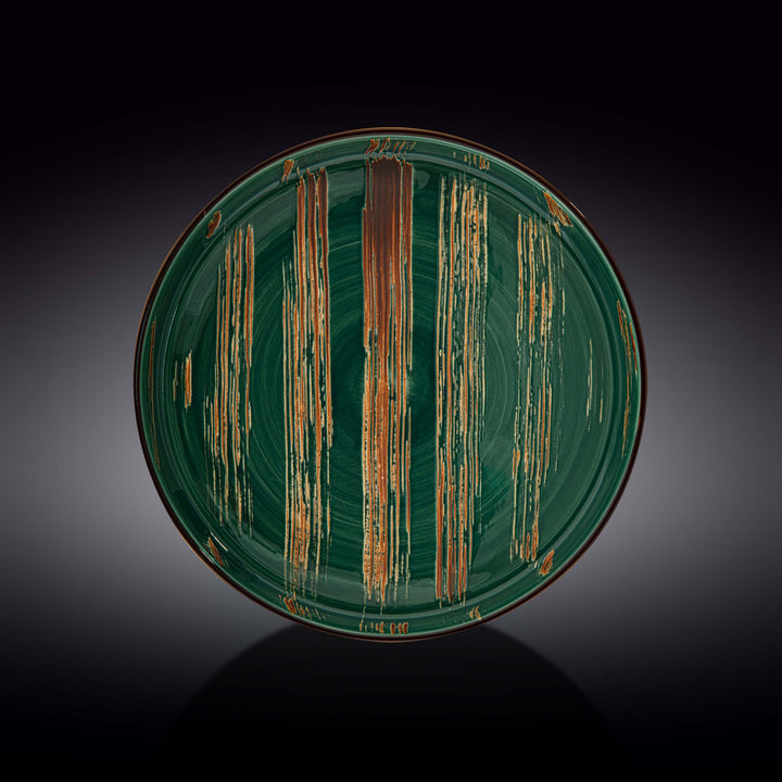 Wilmax Color Boom Scratch Porcelain Plate – Modern Tableware - Green - WL-668520/A