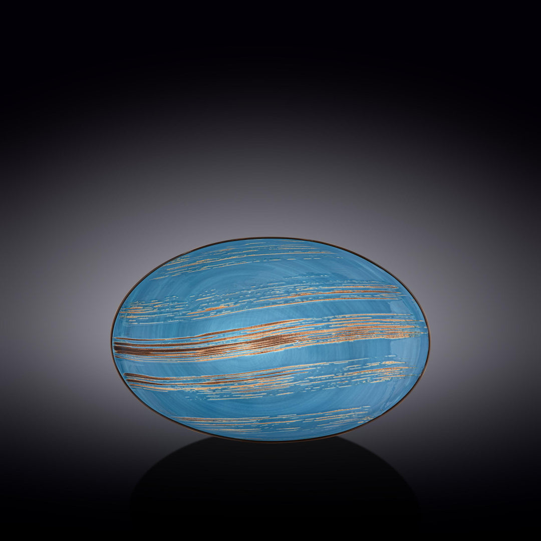 Wilmax Color Boom Scratch Oval Bowl – 25 x 16.5 x 6 cm - Blue - WL-668640/A