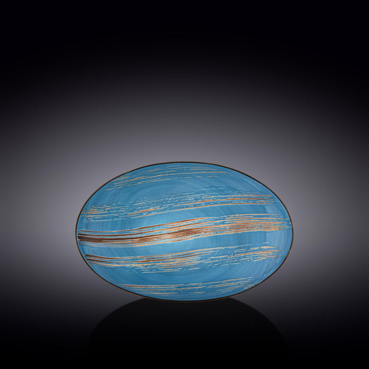 Wilmax Color Boom Scratch Oval Bowl – 25 x 16.5 x 6 cm - Blue - WL-668640/A