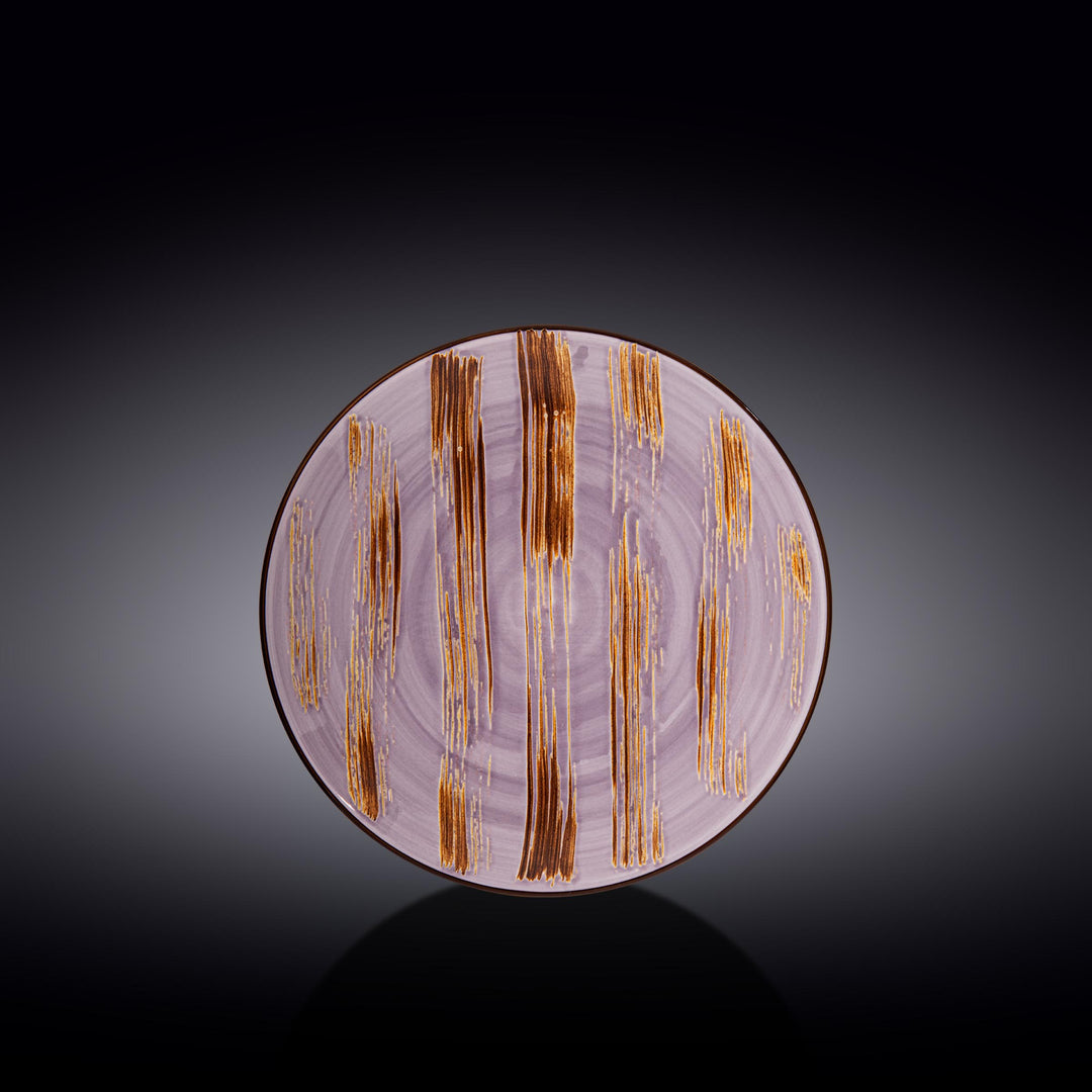 Wilmax Color Boom Scratch Round Plate – Fine Porcelain Dinnerware - Lavender - WL-668712/A